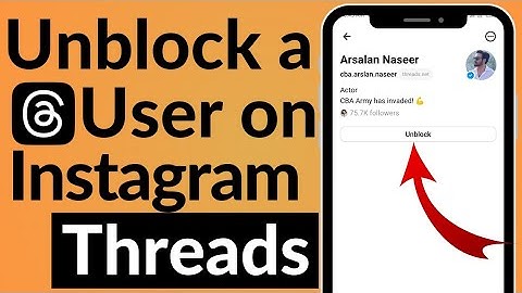 How to Unblock Someone on Instagram Threads (2023) | Instagram Threads