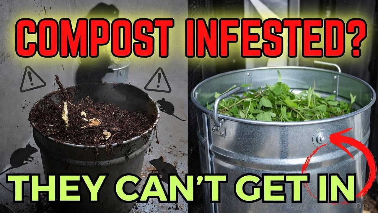 Остановите крыс, уничтожающих ваш компост! Создайте эту эффективную систему защиты от грызунов.