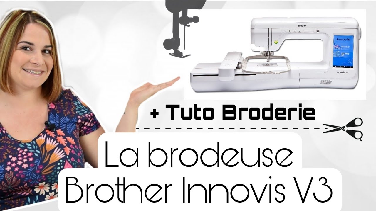 La brodeuse Brother Innovis V3 / Avis & Test / Tuto broderie machine / By  PopO 