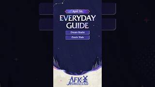 7th April Guide for #afkjourney | #dreamrealm #duratrials