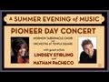 Capture de la vidéo 2013 Pioneer Day Concert With Lindsey Stirling & Nathan Pacheco - A Summer Evening Of Music