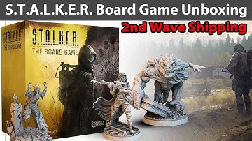 S.T.A.L.K.E.R. The Board Game Unboxing