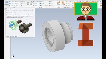 Comando Revolve - Revolución Autodesk Inventor