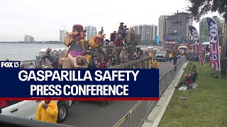 Gasparilla safety press conference