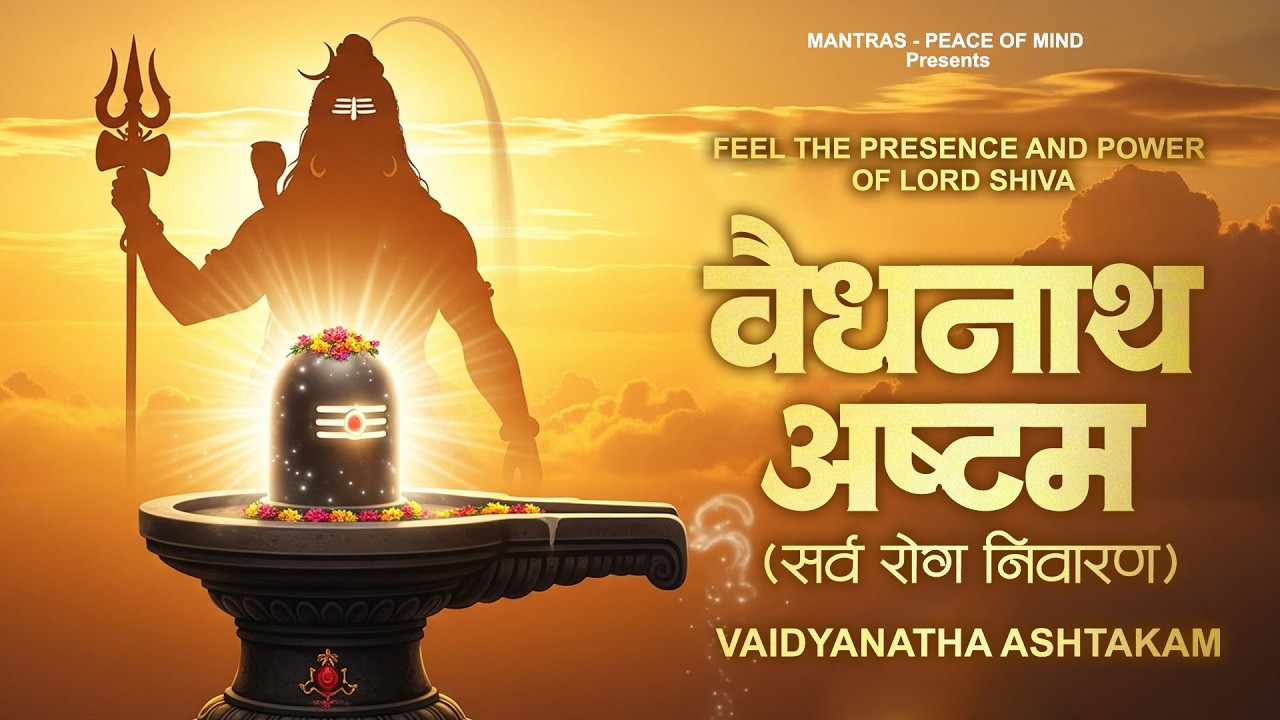 FEEL the PRESENCE and POWER of Lord Shiva : Vaidyanatha Ashtakam| Lord Shiva Mantra |Mahadev Strotam