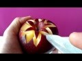 Art In Apples Show - Fruit Carving Apple Secret Lucky Star ★ Garnish ★