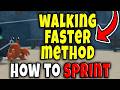 How to WALK FASTER (SPRINT) in SHELLS FULL GUIDE Roblox