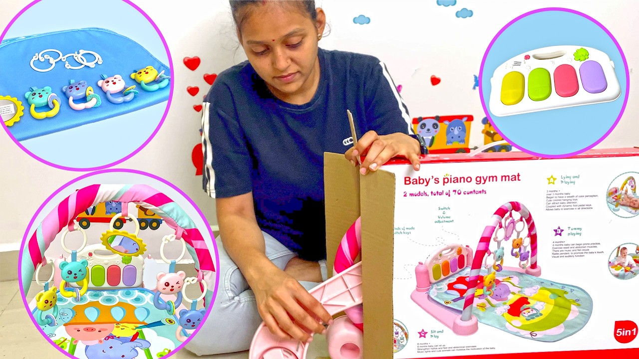 This 5-in-1 Baby Gym Piano Has Everything Your Baby Needs