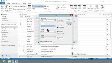 Microsoft Office Outlook 2013: Using Multiple Criteria to Sort Messages | K Alliance