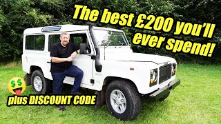 £200 challenge to transform the Land Rover Defender