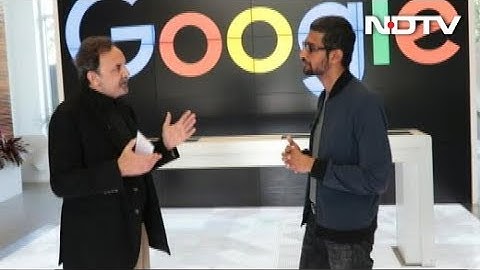 Sundar Pichai Tells NDTV How India Helps Google Create New Technology