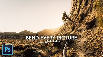 Photoshop Tutorial: BEND EVERY PICTURE IN UNDER 90 SECONDS | manipulation by @timhelou