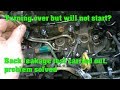 Cranks but won't start on a common rail diesel engine - Injector back leakage test