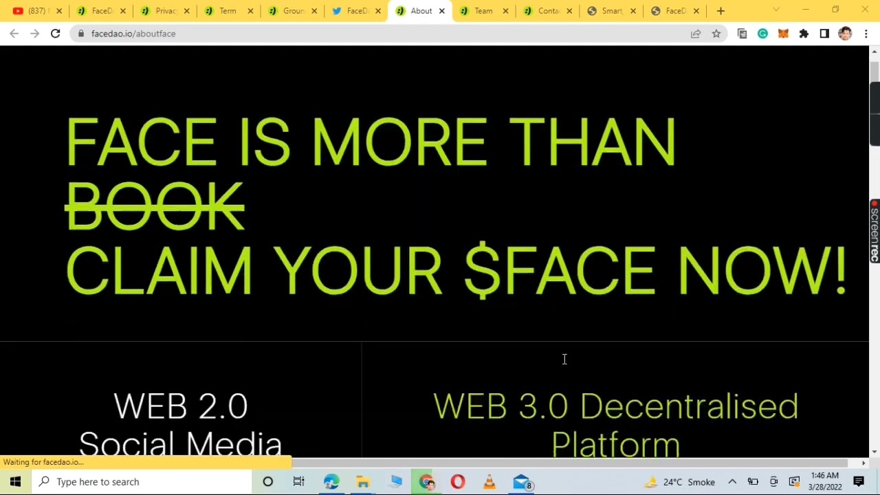 FACEDAO NEW PROJECT 2022 ||FULL REVIEW BUY THIS AND MAKE MONEY||🤑