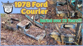 ABANDONED & BURIED 1978 Ford Courier  Will it START?  Mini Truck Taken Over by NATURE in 29 Years!
