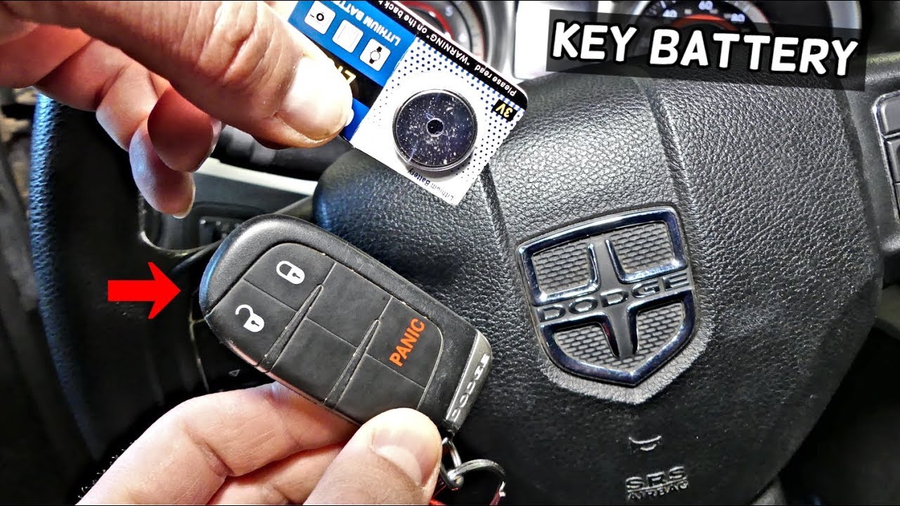 HOW TO REPLACE KEY FOB BATTERY ON DODGE CHARGER 2012 2013 2014 2015