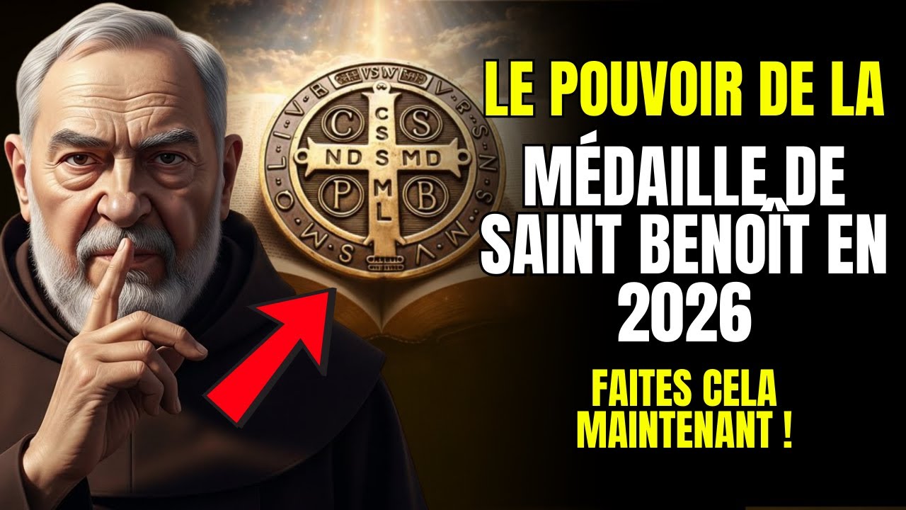 Padre Pio et la Médaille de Saint Benoît : Un Signe de Protection Spéciale pour 2026