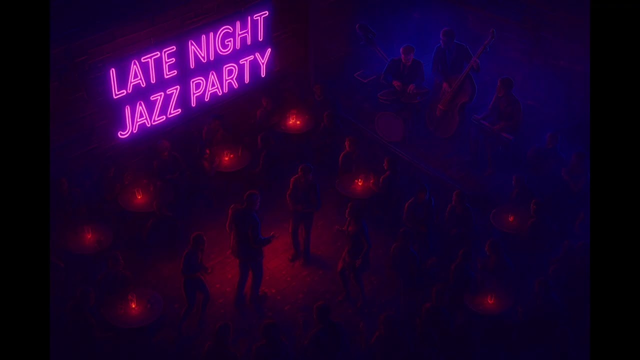 🌙🎷 LATE NIGHT JAZZ PARTY | Neon Grooves for the Midnight Soul