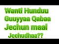 Wantii Hunduu Guuyyaa Qabaa Jechun Maal Jechudhaa