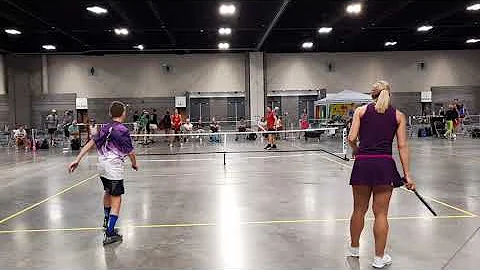 RaNay Riffe & Lucas Riffe vs. Becky Warr & Kim Han...