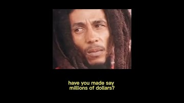 Thumbnail of Bob Marley on being a Rich Man #money #bobmarley #mindset #wisdom #music #rich #motivation #hustle
