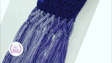 KNOTTED LATTICE FRINGE ||| handsthatrockcrochet  💙