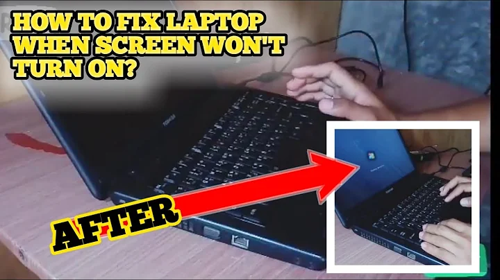 How to fix Toshiba Satellite Laptop when the screen won't turn on