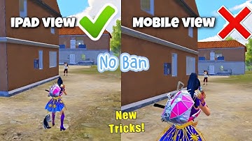 Pubg Mobile 3.9 iPad View Trick | Best Settings For Wide View ( No Ban ) | 4K Quality |