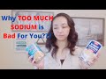 Why You Should Avoid Too Much Sodium??