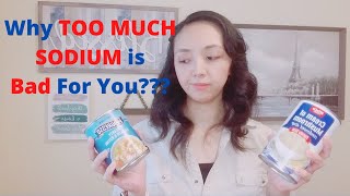 Why You Should Avoid Too Much Sodium??