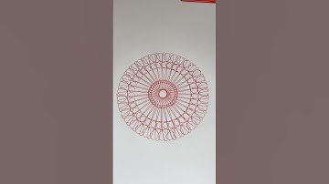 "Creating Mesmerizing Spirograph Patterns" #spirograph #satisfying #asmr #relaxing #shorts  #usa