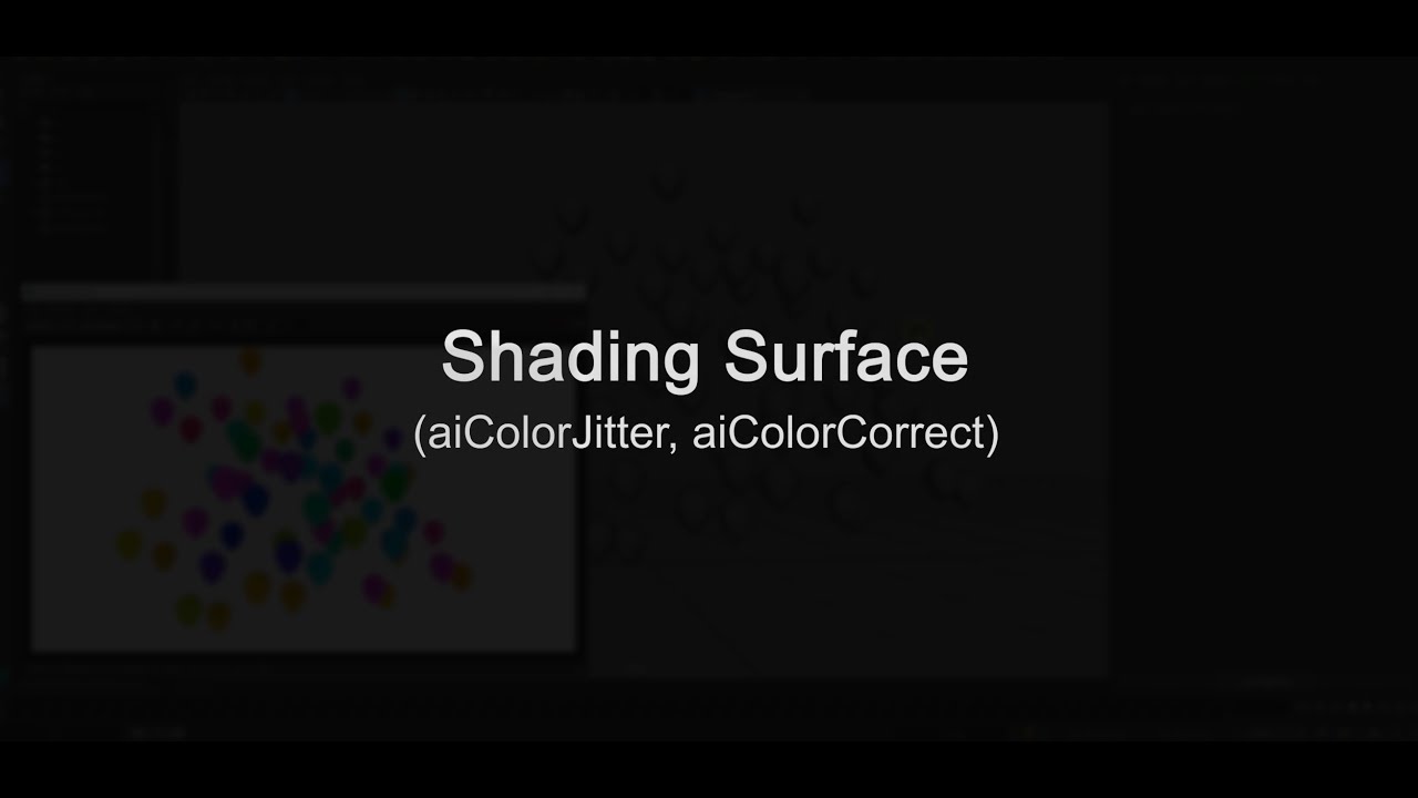 Arnold Shaders for Maya - aiColorJitter, aiColorCorrect - YouTube