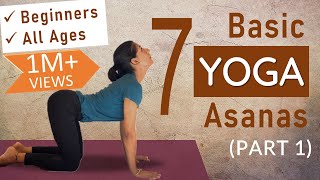 Basic YOGA ASANAS for GOOD HEALTH  for Beginners and all Age Groups | Beginners Yoga at Home