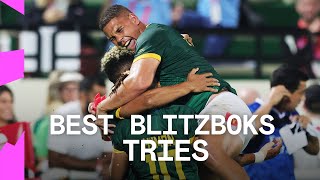 Pace, power and precision passing! | Best South Africa Sevens tries | Dubai HSBC SVNS Mens Champions