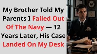 My Brother Told My Parents I Failed Out Of The Navy — 12 Years Later, His Case Landed On My Desk