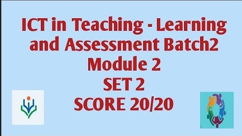 ICT in Teaching Learning Assessment Batch2