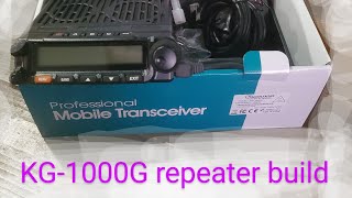 Wouxun KG-1000G unboxing and repeater plans