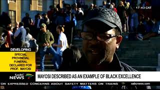 Prof. Mayosi described as an example of black excellence