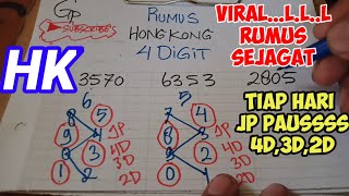 RUMUS HK 4 DIGIT ANGKA MAIN ||  DENGAN RUMUSAN INI BISA BORONG 4D,3D,2D..