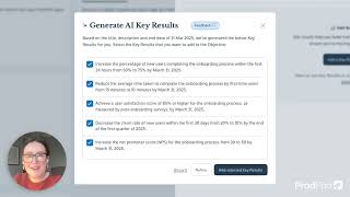 AI OKR Generator from ProdPad