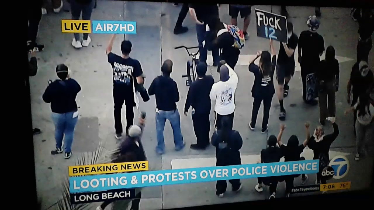 Long Beach riot - YouTube