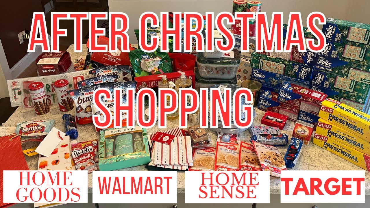After Christmas Clearance Shopping 2023   #targetclearance #walmartclearence #homegoods #homesense