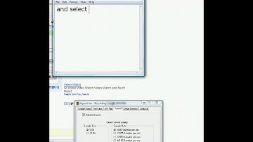how to add sound to your hypercam 2(ONLY FOR VISTA COMPUTER)