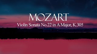 Mozart violin sonata No 22 in A Major, K 305