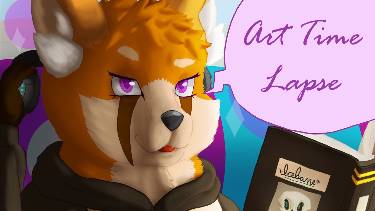Jaz Reading in a Diner ~ Digital Art Timelapse
