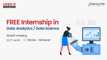 Free Data Analytics / Data Science Internship | Batch 3 | 360DigiTMG