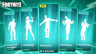 ALL ICON SERIES DANCES & EMOTES IN FORTNITE