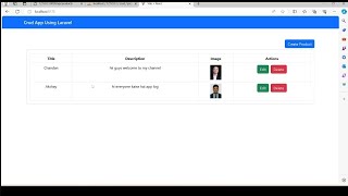 CRUD using Laravel , ReactJS , MySQL CRUD using Laravel , ReactJS , MySQL