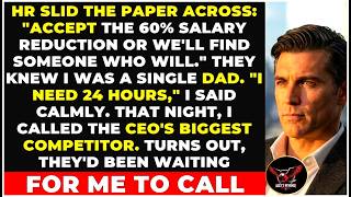 HR Told Me To Accept The 60% Salary Cut Or Leave—Then I Made One Phone Call That Changed...