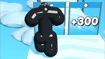 Satisfying and relaxing ASMR Mobile Games - Tall Man Run